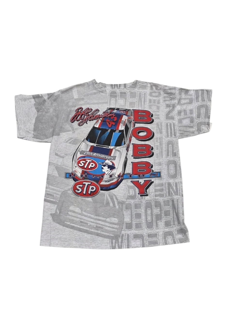 Vintage STP Racing #43 Bobby Hamilton T-Shirt Size XL